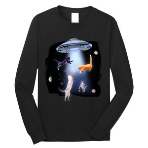 Space Cats UFO Long Sleeve Shirt