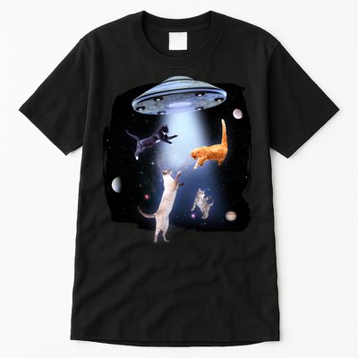 Space Cats UFO Tall T-Shirt