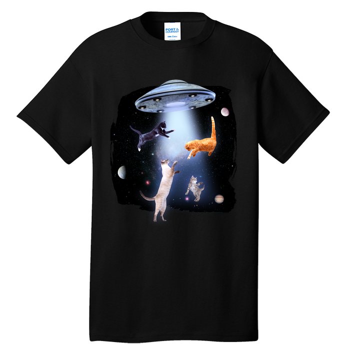 Space Cats UFO Tall T-Shirt