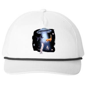 Space Cats UFO Snapback Five-Panel Rope Hat