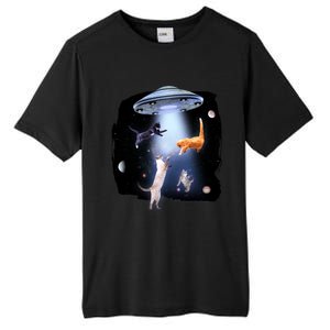 Space Cats UFO Tall Fusion ChromaSoft Performance T-Shirt