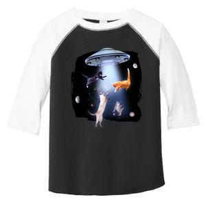 Space Cats UFO Toddler Fine Jersey T-Shirt