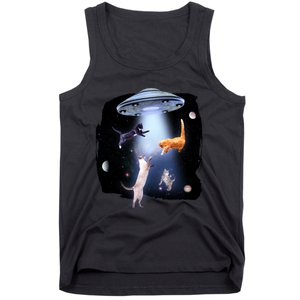 Space Cats UFO Tank Top