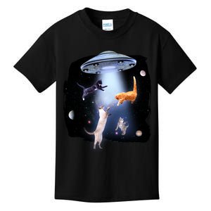 Space Cats UFO Kids T-Shirt