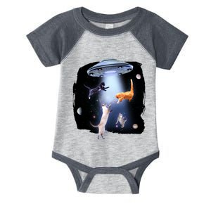 Space Cats UFO Infant Baby Jersey Bodysuit