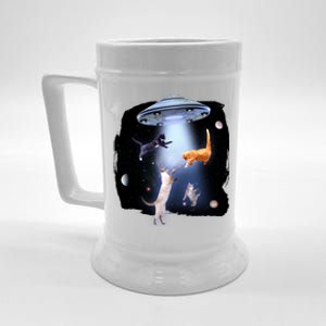 Space Cats UFO Beer Stein