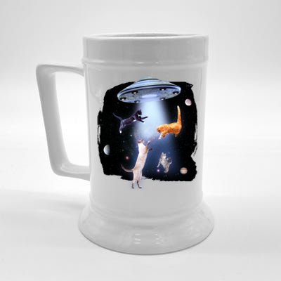 Space Cats UFO Beer Stein