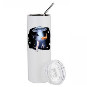 Space Cats UFO Stainless Steel Tumbler