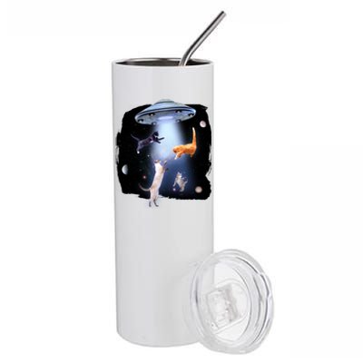 Space Cats UFO Stainless Steel Tumbler