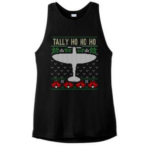 Spitfire Christmas Ugly Jumper Style Airplane Aircraft Plane Meaningful Gift Ladies PosiCharge Tri-Blend Wicking Tank