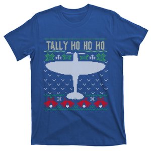 Spitfire Christmas Ugly Jumper Style Airplane Aircraft Plane Meaningful Gift T-Shirt