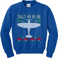 Spitfire Christmas Ugly Jumper Style Airplane Aircraft Plane Meaningful Gift Kids Sweatshirt