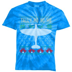 Spitfire Christmas Ugly Jumper Style Airplane Aircraft Plane Meaningful Gift Kids Tie-Dye T-Shirt