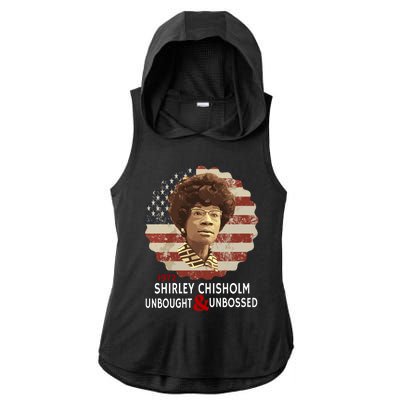 Shirley Chisholm Unbought And Unbossed Ladies PosiCharge Tri-Blend Wicking Draft Hoodie Tank