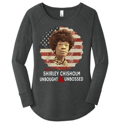 Shirley Chisholm Unbought And Unbossed Women's Perfect Tri Tunic Long Sleeve Shirt