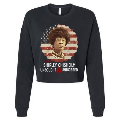 Shirley Chisholm Unbought And Unbossed Cropped Pullover Crew