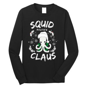 Squid Clause Ugly Christmas Sweater Xmas Holiday Pajama Long Sleeve Shirt