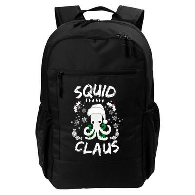 Squid Clause Ugly Christmas Sweater Xmas Holiday Pajama Backpack