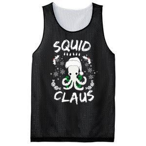 Squid Clause Ugly Christmas Sweater Xmas Holiday Pajama Mesh Reversible Basketball Jersey Tank