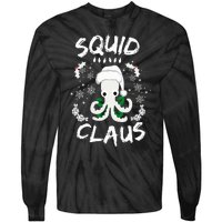 Squid Clause Ugly Christmas Sweater Xmas Holiday Pajama Tie-Dye Long Sleeve Shirt