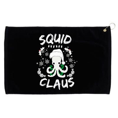 Squid Clause Ugly Christmas Sweater Xmas Holiday Pajama Grommeted Golf Towel