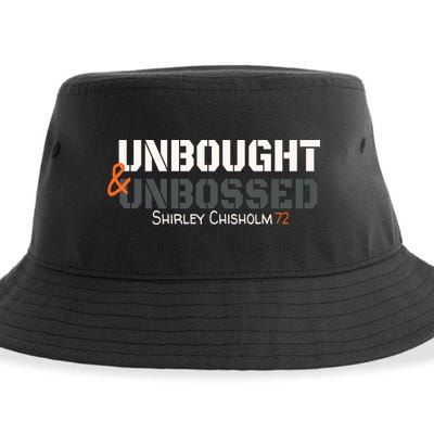 Shirley Chisholm Unbought And Unbossed Sustainable Bucket Hat