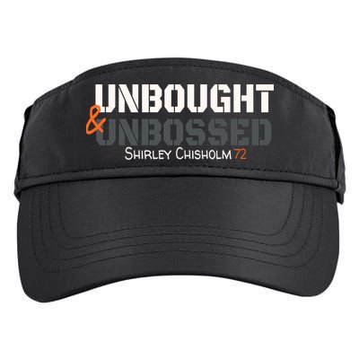Shirley Chisholm Unbought And Unbossed Adult Drive Performance Visor