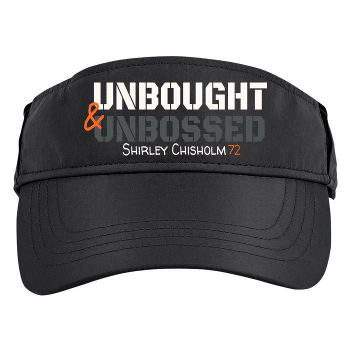Shirley Chisholm Unbought And Unbossed Adult Drive Performance Visor