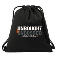Shirley Chisholm Unbought And Unbossed Drawstring Bag
