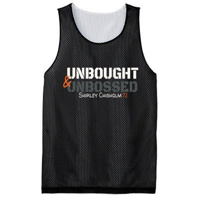 Shirley Chisholm Unbought And Unbossed Mesh Reversible Basketball Jersey Tank