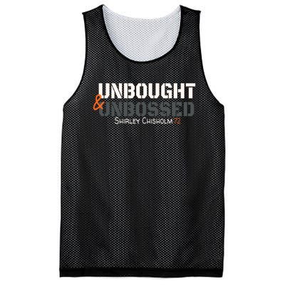 Shirley Chisholm Unbought And Unbossed Mesh Reversible Basketball Jersey Tank