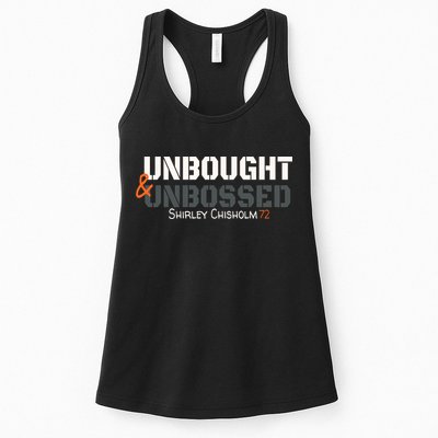 Shirley Chisholm Unbought And Unbossed Womens Tank Top