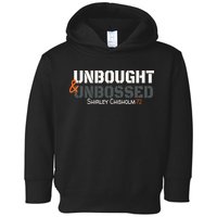 Shirley Chisholm Unbought And Unbossed Toddler Hoodie