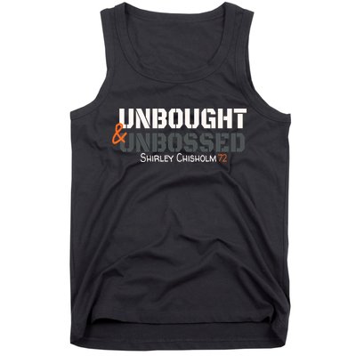 Shirley Chisholm Unbought And Unbossed Tank Top