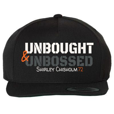 Shirley Chisholm Unbought And Unbossed Wool Snapback Cap