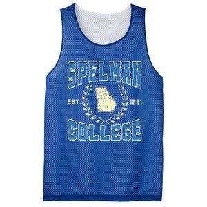 Spelman College University Athletic Sports Mesh Reversible Basketball Jersey Tank