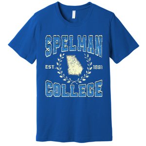 Spelman College University Athletic Sports Premium T-Shirt