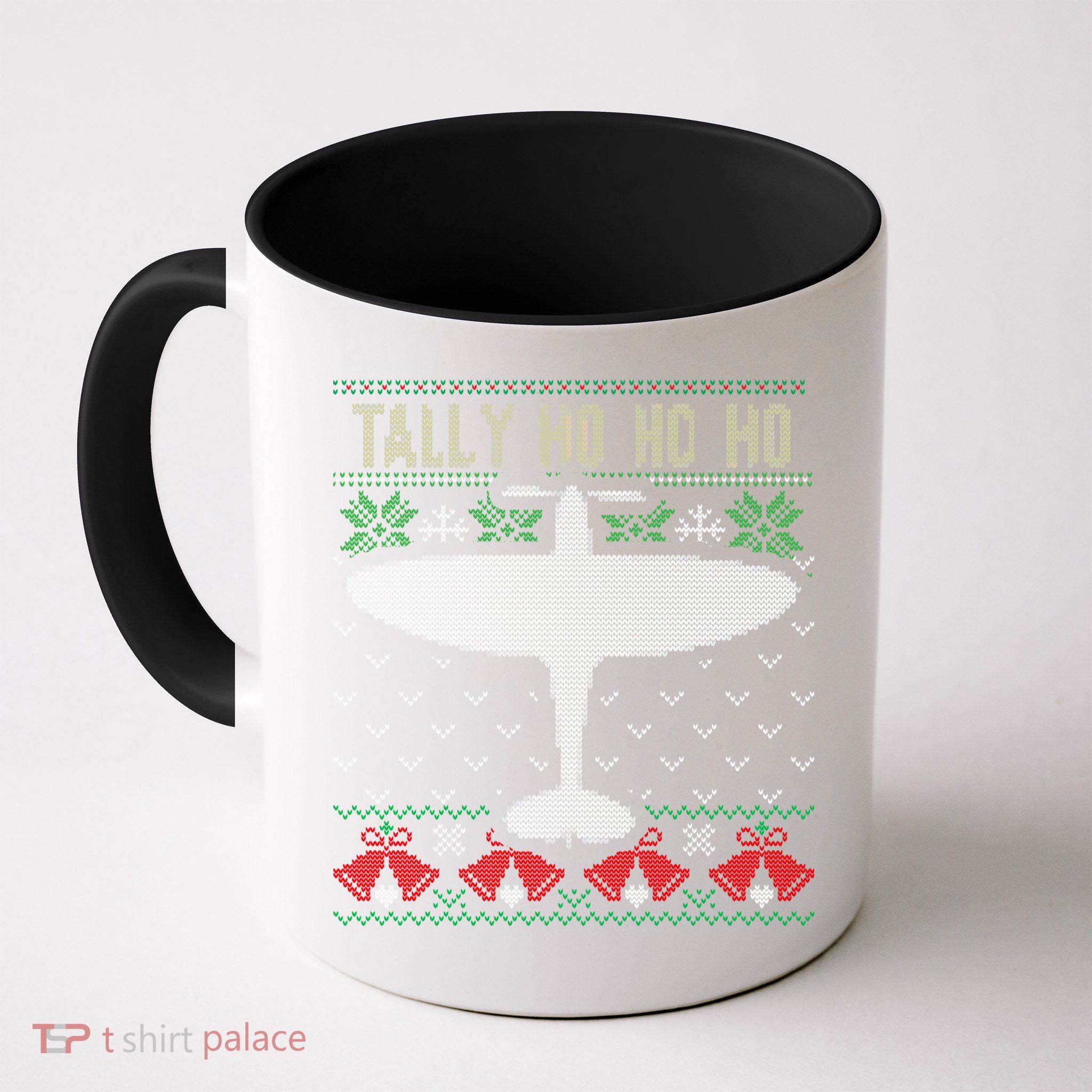 Spitfire Christmas Ugly Jumper Style Airplane Aircraft Plane Gift Mug