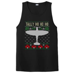 Spitfire Christmas Ugly Jumper Style Airplane Aircraft Plane Gift PosiCharge Competitor Tank