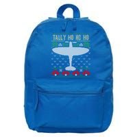 Spitfire Christmas Ugly Jumper Style Airplane Aircraft Plane Gift 16 in Basic Backpack