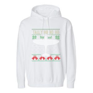 Spitfire Christmas Ugly Jumper Style Airplane Aircraft Plane Gift Garment-Dyed Fleece Hoodie