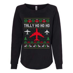 Spitfire Christmas Ugly Jumper Style Airplane Aircraft Plane Gift Womens California Wash Sweatshirt