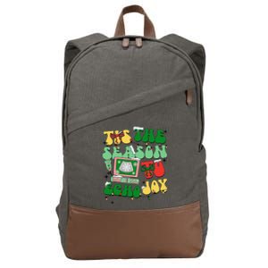 Sonographer Christmas Ultrasound Crew Ultrasound Tech Xmas Cotton Canvas Backpack