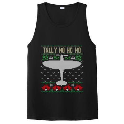 Spitfire Christmas Ugly Jumper Style Airplane Aircraft Plane Gift PosiCharge Competitor Tank
