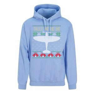 Spitfire Christmas Ugly Jumper Style Airplane Aircraft Plane Gift Unisex Surf Hoodie