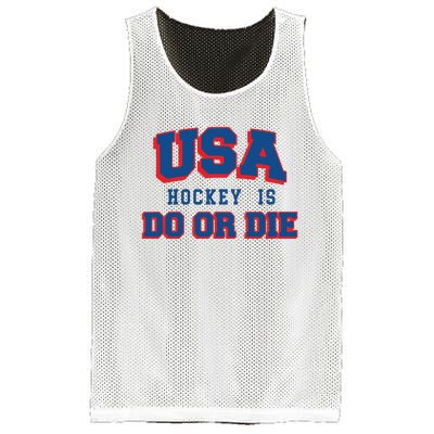 Spittin Chiclets Usa Hockey Is Do Or Die Mesh Reversible Basketball Jersey Tank