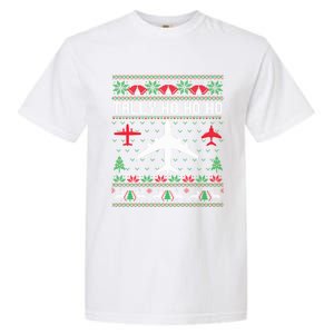 Spitfire Christmas Ugly Jumper Style Airplane Aircraft Plane Gift Garment-Dyed Heavyweight T-Shirt