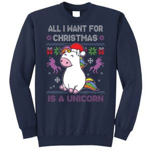 Santa Claus Unicorn Xmas Sweatshirt