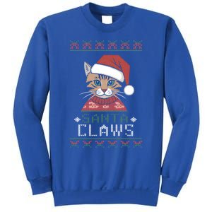 Santa Claw Ugly Christmas N Cat Xmas Cute Gift Sweatshirt