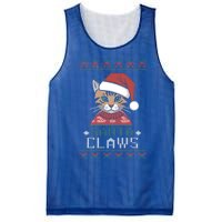 Santa Claw Ugly Christmas N Cat Xmas Cute Gift Mesh Reversible Basketball Jersey Tank